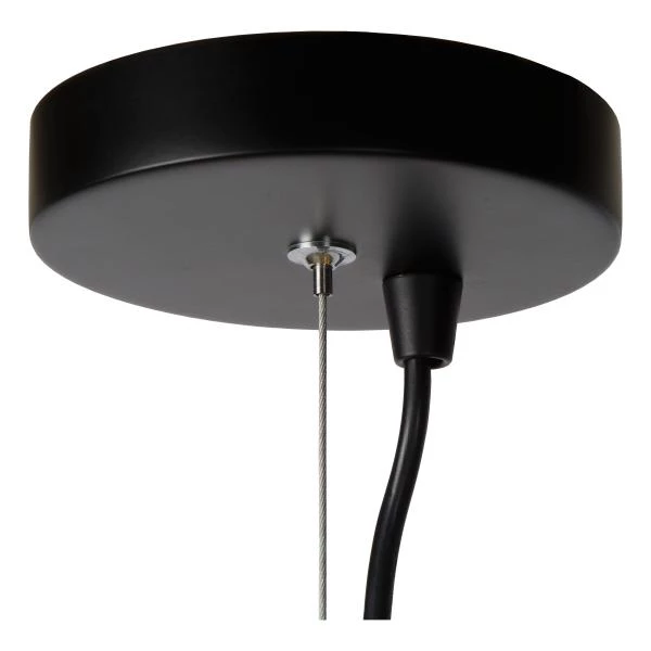 Lucide LEANNE - Pendant light - 6xE27 - Black - detail 1